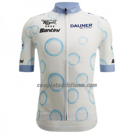 Maglia 2022 Deutschland Tour Manica Corta Bianco